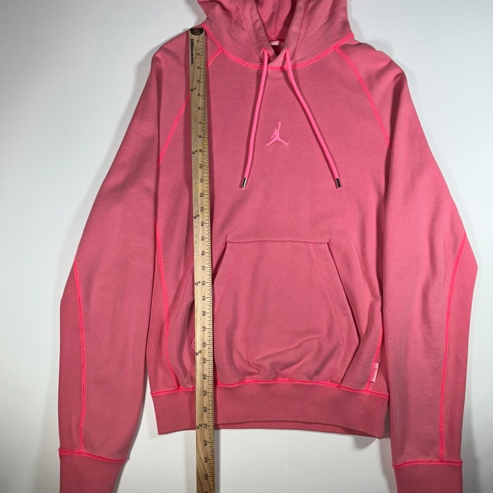 Jordan Wings Washed Fleece Hoodie Mens S Digital Pink Jumpman CD4567-602 - Picture 14 of 16
